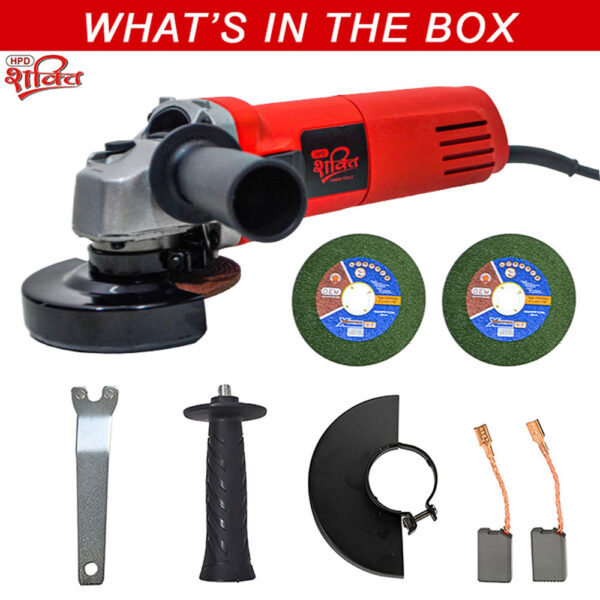 850W Angle Grinder with 2 Metal Cutting Wheels