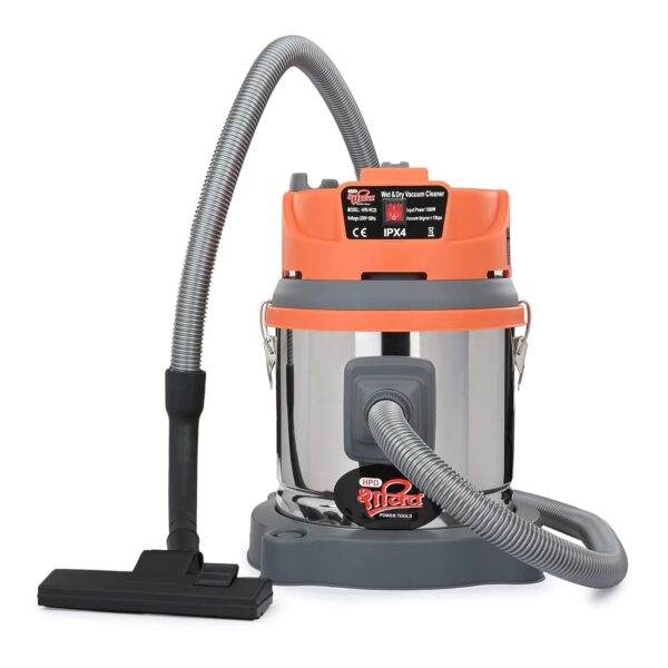 HPD Shakti 25L Wet & Dry Vacuum Cleaner with Mopping Function and Multiple Attachments for Home and Commercial Use