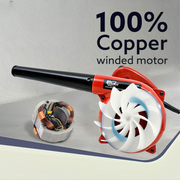 Air blower machine with 100% copper winded motor