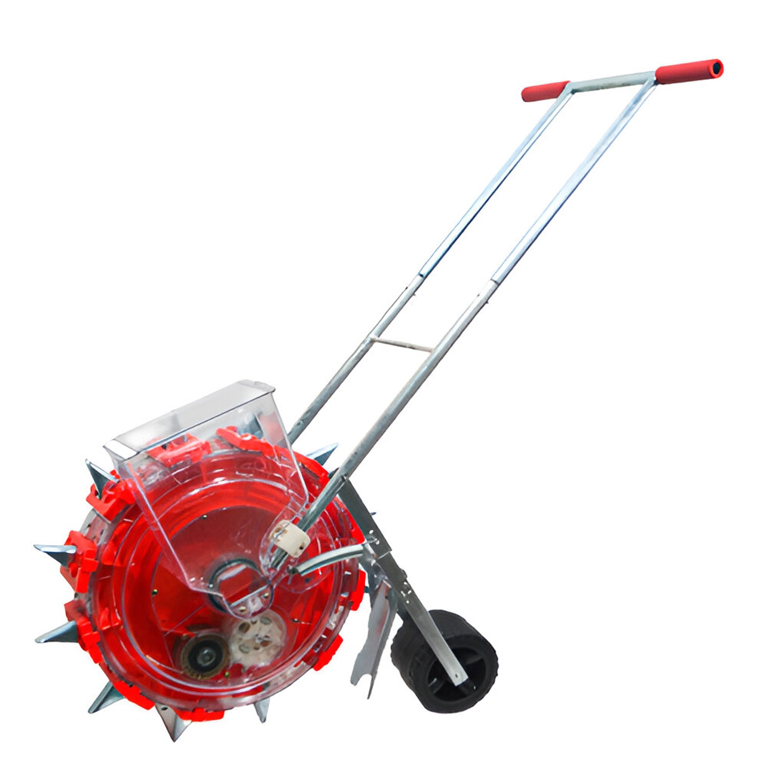 Manual Seeding Machine (12T) with adjustable multi-seed spreader, designed for efficient planting in small farms and gardens.