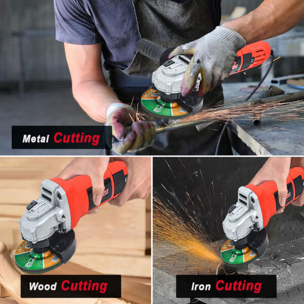 9-disc angle grinder for cutting and grinding with 850w 803 model