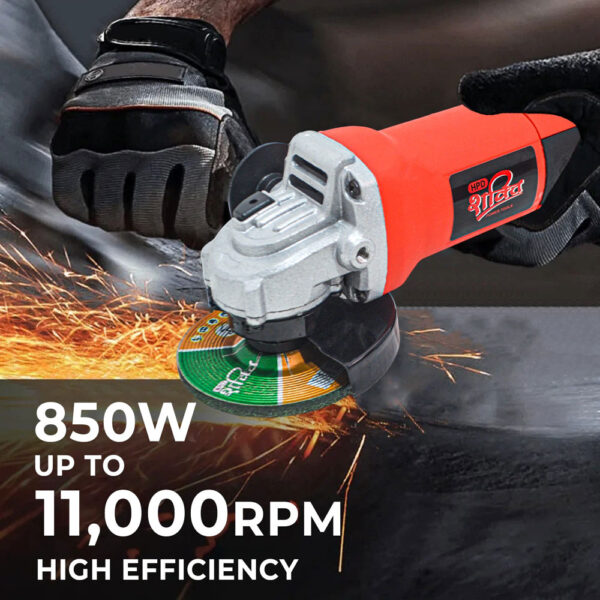 high power 850w angle grinder with 9-blade combo set 803 model